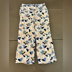 Boden Wide Leg Lounge Pajama Pants Drawstring Pockets Sleep Minimalist size M 8